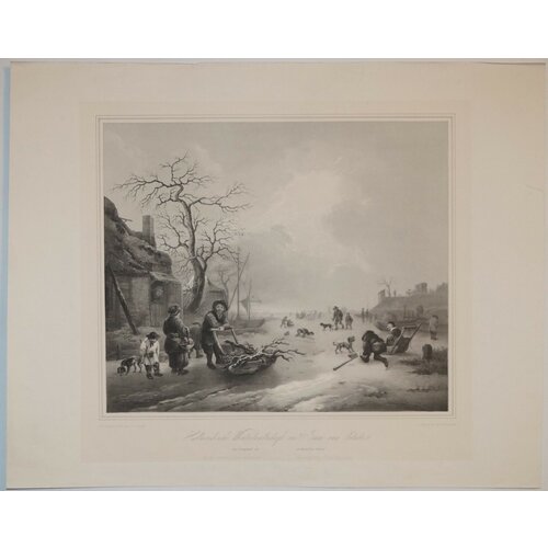  126000   ,       / Hollaendische Winterlandschaft von Isaac van Ostade