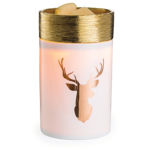  2500 Candle Warmers /      Round Illum- Golden Stag