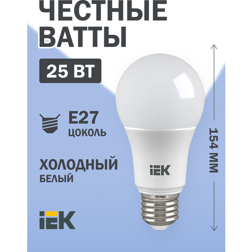  457  LED A80  25 230 6500 E27 IEK LLE-A80-25-230-65-E27 (1 .)