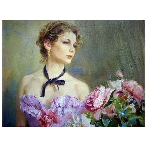  1800       (Girl with flowers) 1   53. x 40.