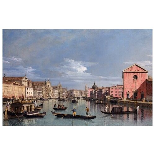  2760    -  - (The Grand Canal facing Santa Croce)   78. x 50.