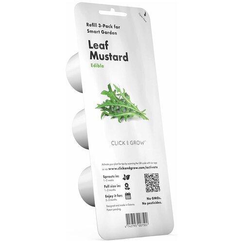  2490      Click and Grow Refill 3-Pack   (Leaf Mustard)