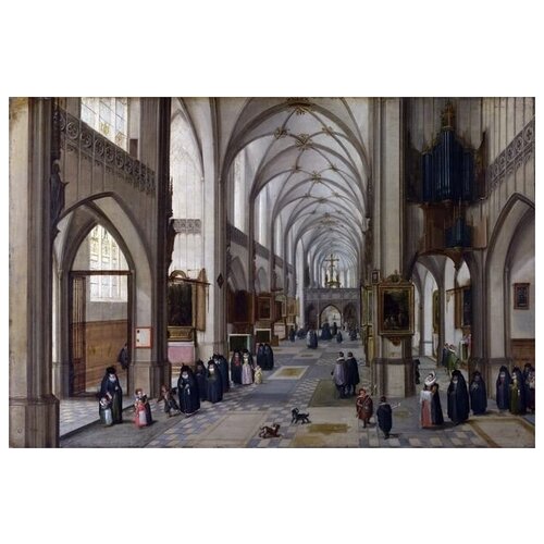  1950       (The Interior of a Gothic Church) 2   60. x 40.