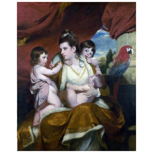  1710           (Lady Cockburn and her Three Eldest Sons)   40. x 50.