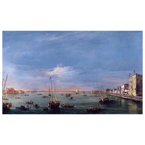  1430        (View of the Giudecca Canal and the Zattere) 2   50. x 30.