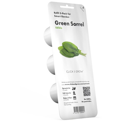  1988      Click and Grow Refill 3-Pack   (Green Sorrel)