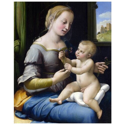  1710       (The Madonna of the Pinks)   40. x 50.