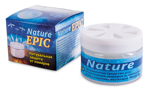 купить 135р Гель-репелент на эфирных маслах NATURE EPIC 50 мл.