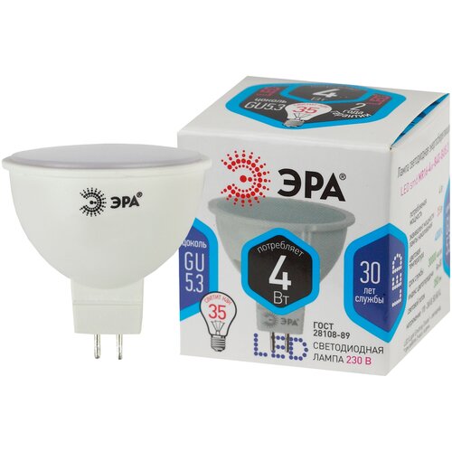 ������ 329� ��� LED MR16-4W-840-GU5.3 ��� (����, �����, 4��, �����, GU5.3), (10/100/4000)