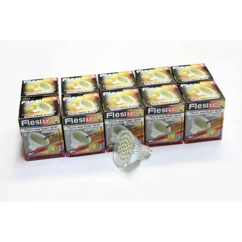 ������ 390� 10��. ������������ ����� Flesi MR16A-SMD48S-W-220V 3.2W, AC220V, White, 6500K