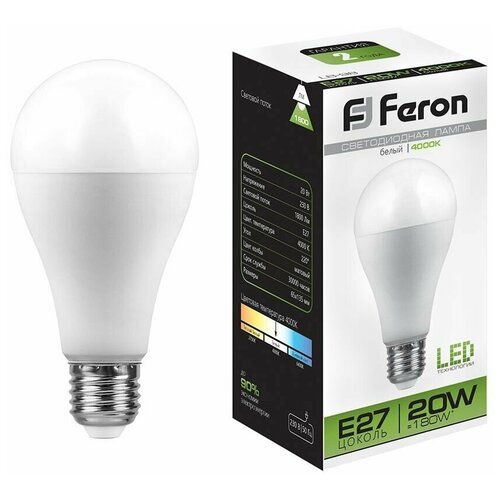 ������ 187� ����� ������������ Feron LB-98 ��� E27 20W 4000K 25788