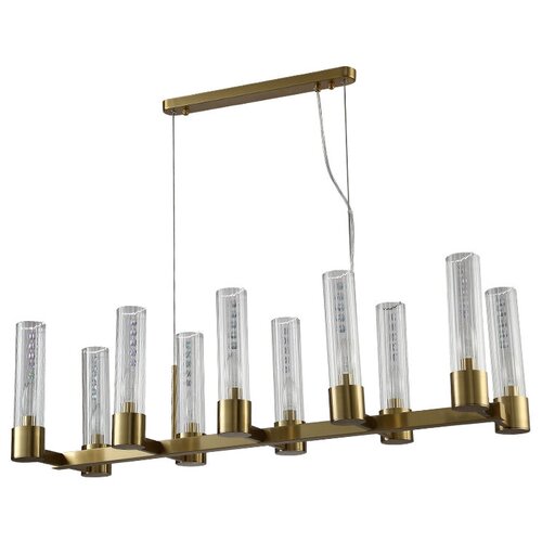  37900   Crystal Lux OTONO SP10 L980 BRASS/TRANSPARENTE