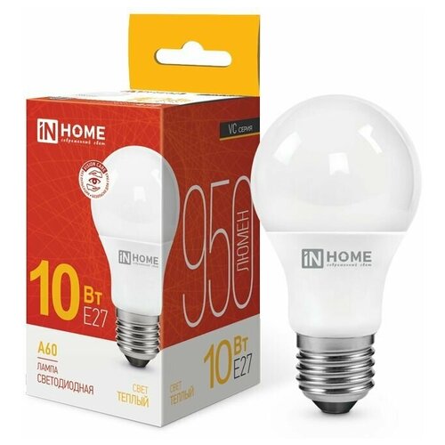 ������ 677� ����� ������������ IN HOME LED-A60-VC 10�� 230� �27 3000� 10 ��.