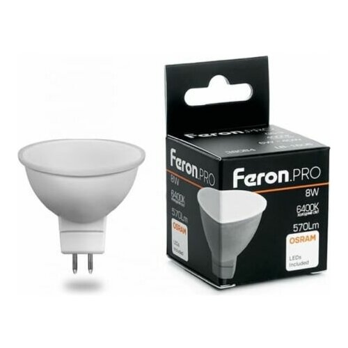������ 537� ����� ������������ LED 8�� 230� GU5.3 ������� Feron.PRO | ��� 38091 | FERON (1 ��.)