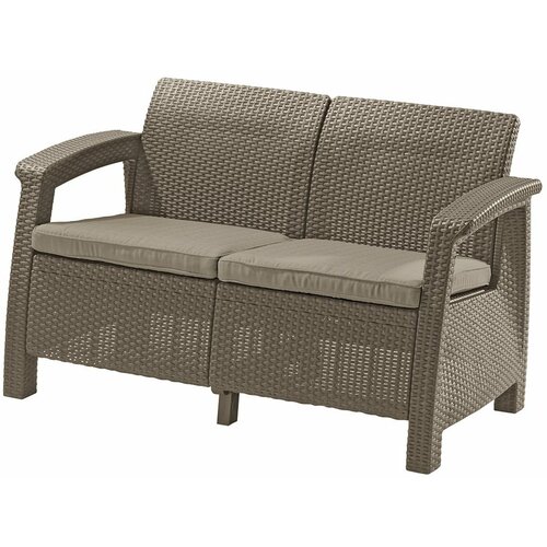  16530  Keter Corfu Love Seat, 128 x 70 x 79 , 