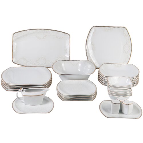  8800  . Wertvolleperle Germany. Modern 30 Pcs dinner set (  30 )  6 