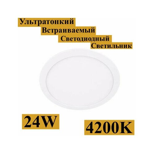  889     Ecola LED 24W 4200K