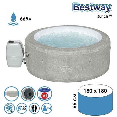  73560 Bestway  - Lay-Z-Spa: Zurich 180*66 , ,   60065