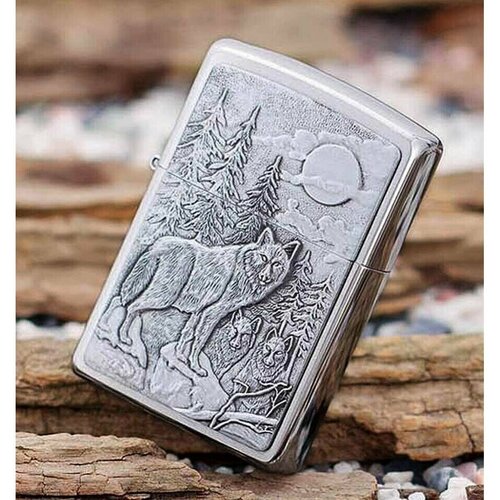  6210 Zippo  Zippo 20855 Timberwolves Emblem