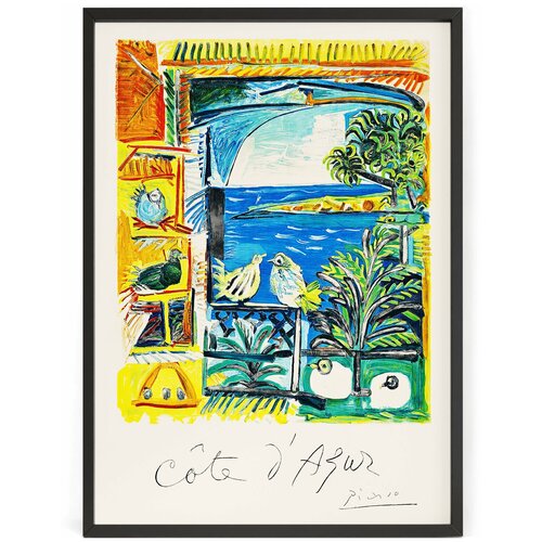  1690      Cote D'Azur  Pablo Picasso 1962  90 x 60   