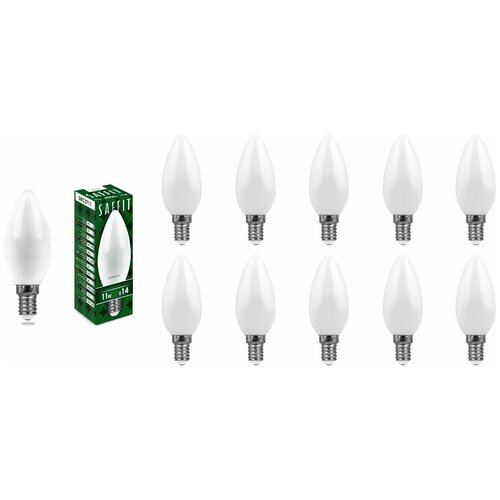 ������ 766� �������� ������������ Saffit 11W=110W 230V E14 ����� C37 905�� Ra> 80 4000�, �������� 10��.