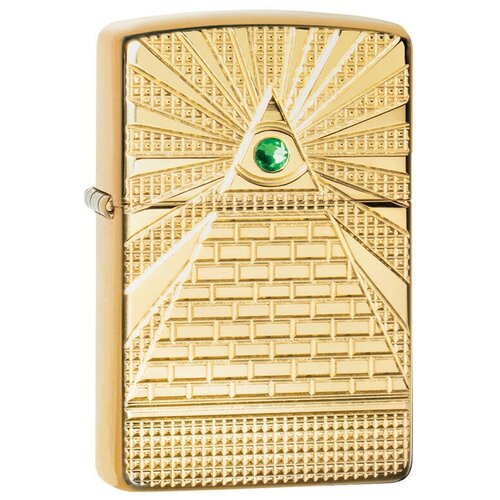  10710    ZIPPO Armor 49060 Eye of Providence Design   High Polish Brass -  