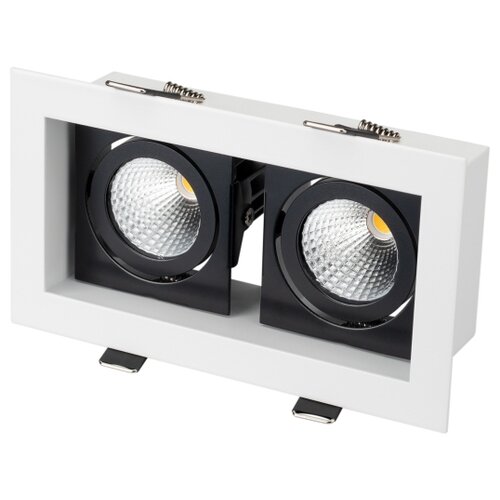  3062  Arlight CL-KARDAN-S180x102-2x9W White (WH-BK, 38 deg), 18 