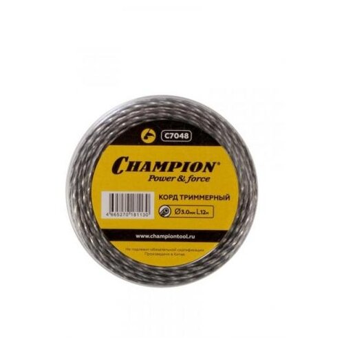  489 CHAMPION  . Tri-twist 3.0*12 ( ) C7048  CHAMPION