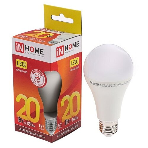 ������ 260� ����� ������������ �������� 4407593 IN HOME LED-A60-VC, �27, 20 ��, 230 �, 3000 �, 1900 ��