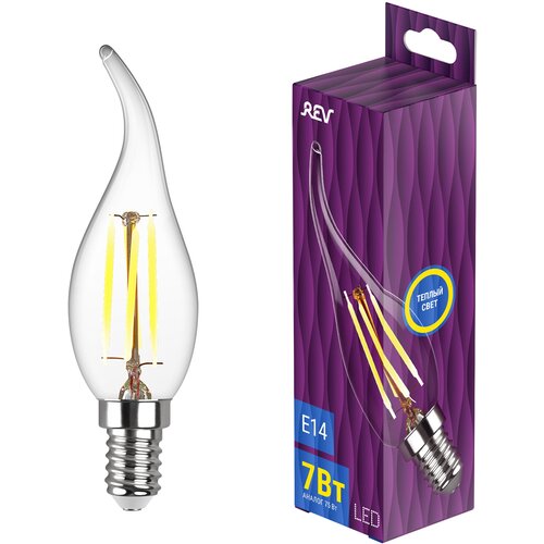 ������ 266� �������� ������������ FILAMENT REV, ����� �� �����, E14, 7W, 2700K, ������ ����