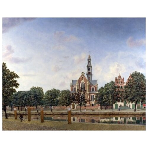  1200      ,  (View of the Westerkerk, Amsterdam)     38. x 30.