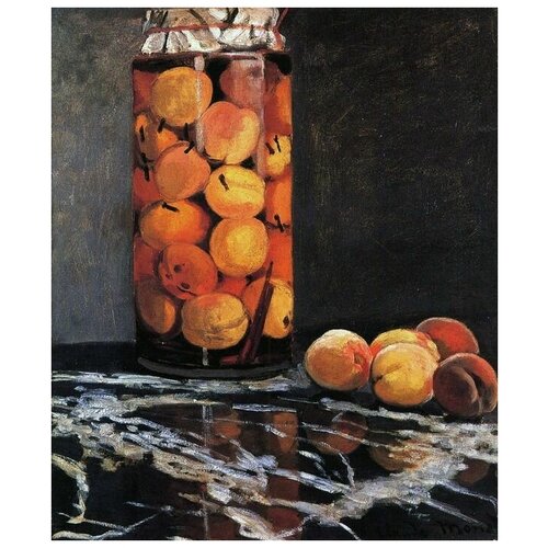        (Pot of Peaches)   30. x 36.,  1130 