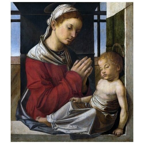        (The Virgin and Child) 1   30. x 34.,  1110 