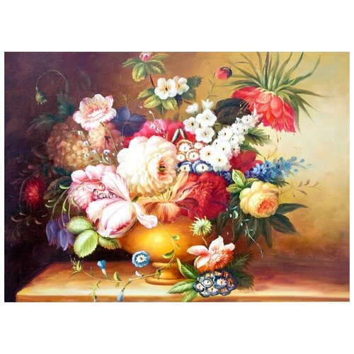        (Flowers in a vase) 68   69. x 50.,  2530 