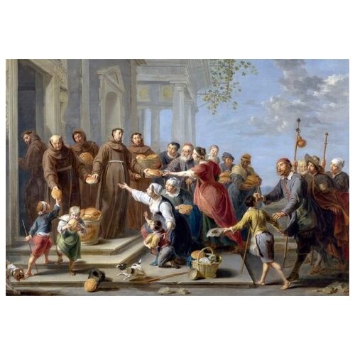  2590        (Saint Anthony of Padua distributing Bread)     72. x 50.
