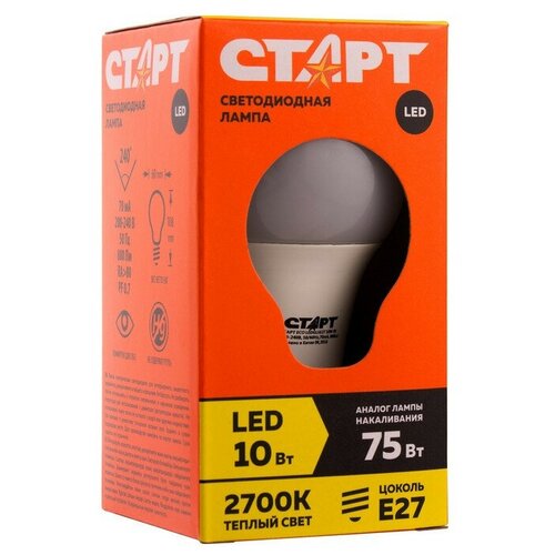  190   LED  ECO , E27, 10 , 2700 K,  