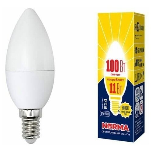 ������ 357� ����� ������������ E14 11W 3000K ������� LED-C37-11W/WW/E14/FR/NR UL-00003812