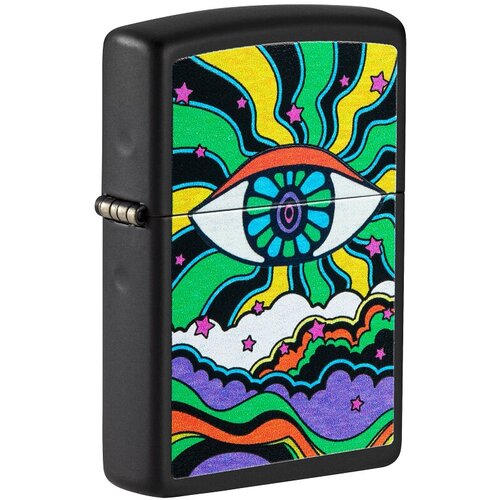  5780   Zippo 49699 Black Light Eye Design