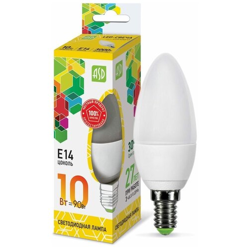 ������ 585� ����� ������������ LED-�����-standard 10�� 230� �14 3000� 900�� ASD (5 ����) (���. 4690612015507)