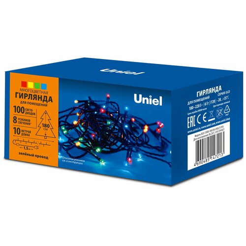 ������ 321� ����/���������� ������/�������� Uniel ULD-S1000-100/DGA MULTI IP20 �������� ������������, 10�. 100 �����������. ������������ ����. ������ �������. �� Uniel