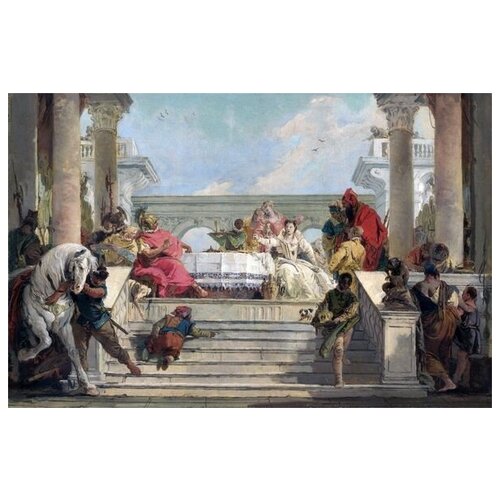  2740      (The Banquet of Cleopatra)    77. x 50.