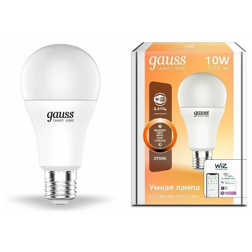  1350   Wi-Fi GAUSS Smart Home 60 10W 1055 E27,  /, 