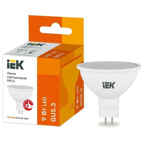 ������ 2239� ����� ������������ MR16 ����� 9�� 230� 3000� GU5.3 IEK LLE-MR16-9-230-30-GU5 (20��.� ����.)