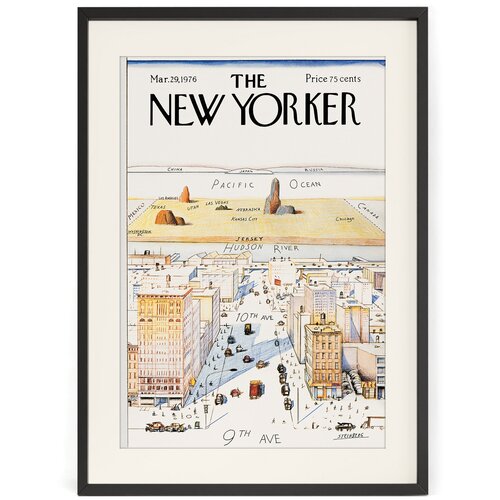  990      - (The New Yorker) 1976    50 x 40   