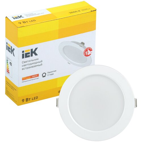  337   LED   9w 620 3000  IP20 220  1612 (IEK), . LDVO0-1612-09-3000-K01