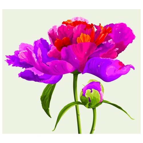  2130      (Lilac flower) 55. x 50.