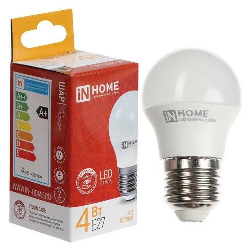 ������ 643� ����� ������������ IN HOME LED-���-VC, 4 ��, 230 �, �27, 3000 �, 380 ��