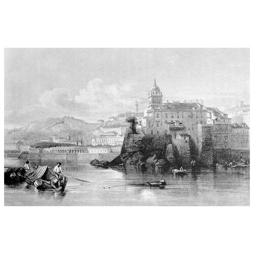 ������ 2760� ������ �� ������ ������ � ����� (Building by the lake) 78��. x 50��.