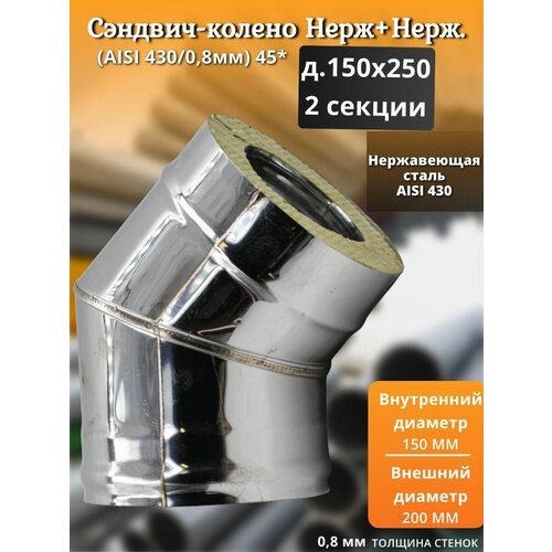 ������ 2670� �������-������ ����+���� (AISI 430/0,8��) 45* 2 ������ �.150�250