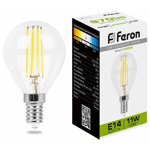 ������ 172� ����� ������������ Feron LB-511 ����� E14 11W 4000K